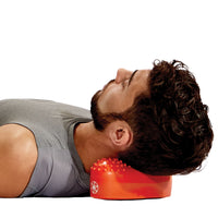 Person using the Restore Hot & Cold Neck Cradle up close