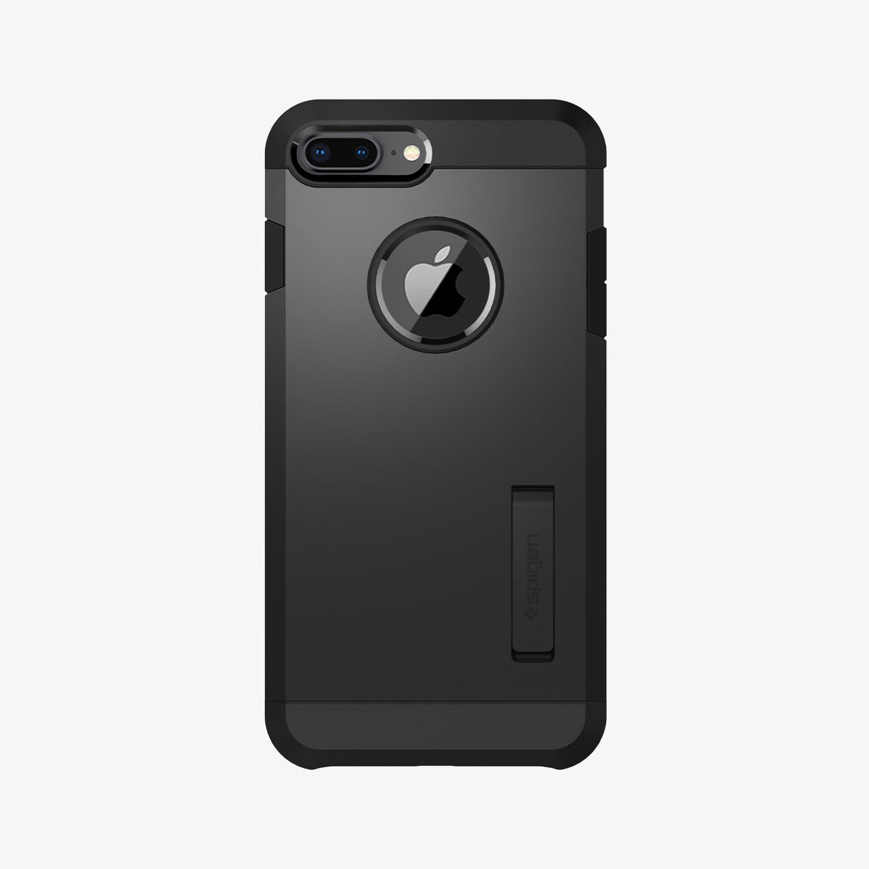 055CS22246 - iPhone 7 Plus Case Tough Armor 2 in Black showing the back