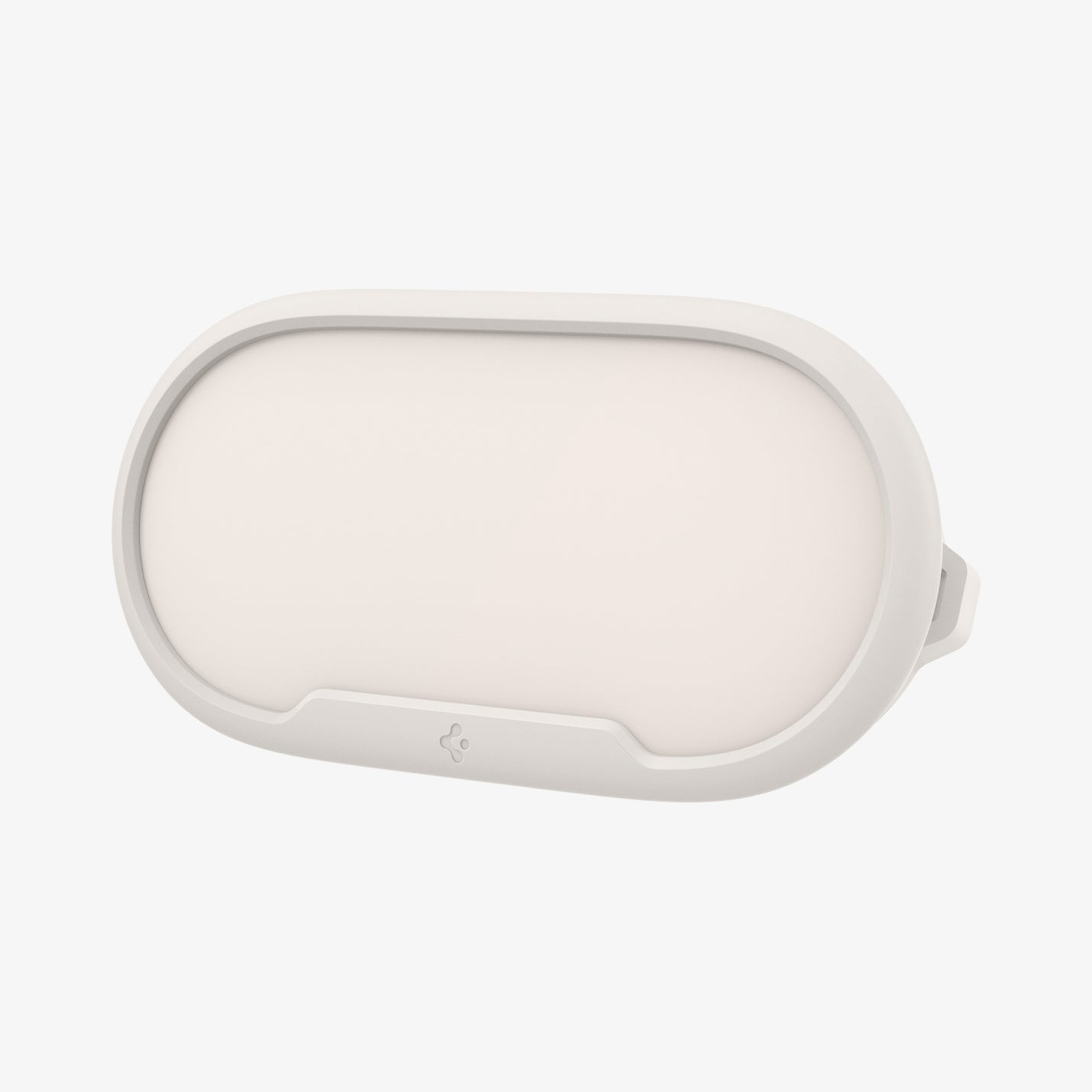 ACS07974 - Google TV Streamer Mount (4K) Silicone Fit in Porcelain showing the front and partial side