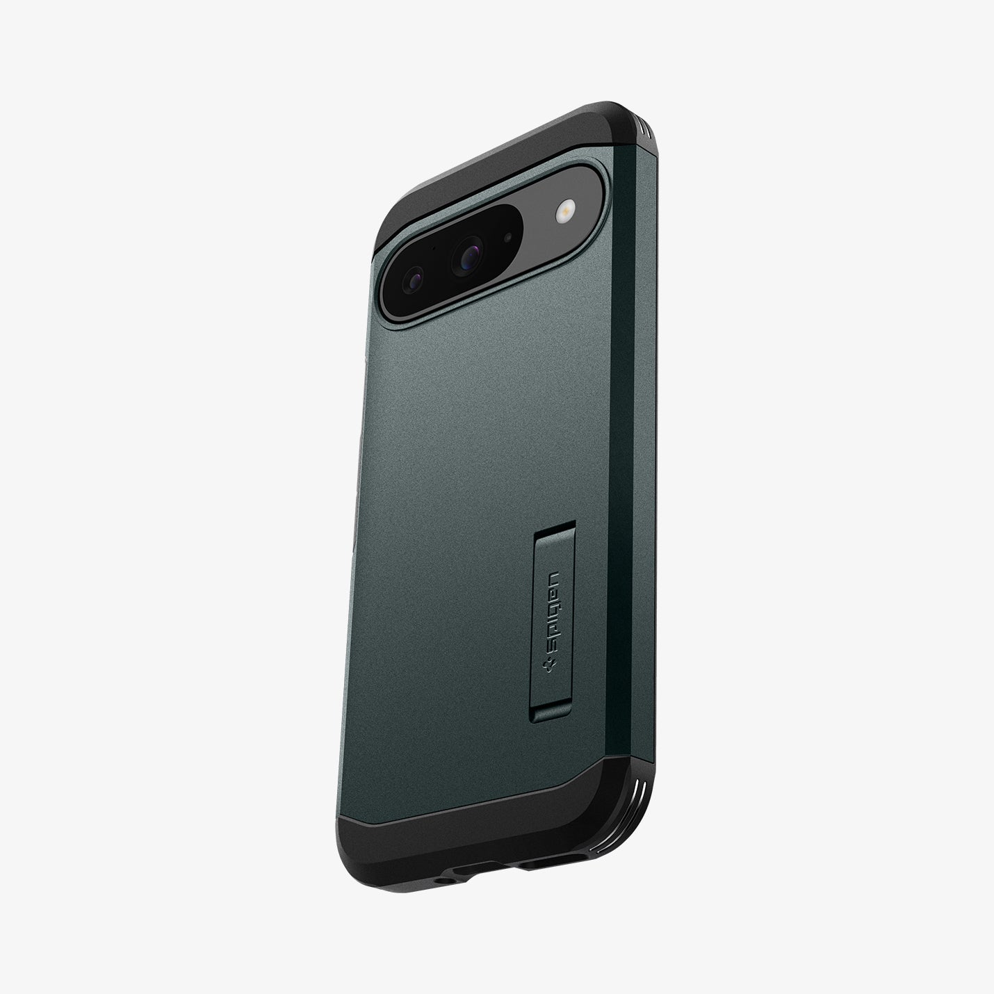 ACS07694 - Pixel 9 Pro Case Tough Armor in Abyss Green showing the back and partial side