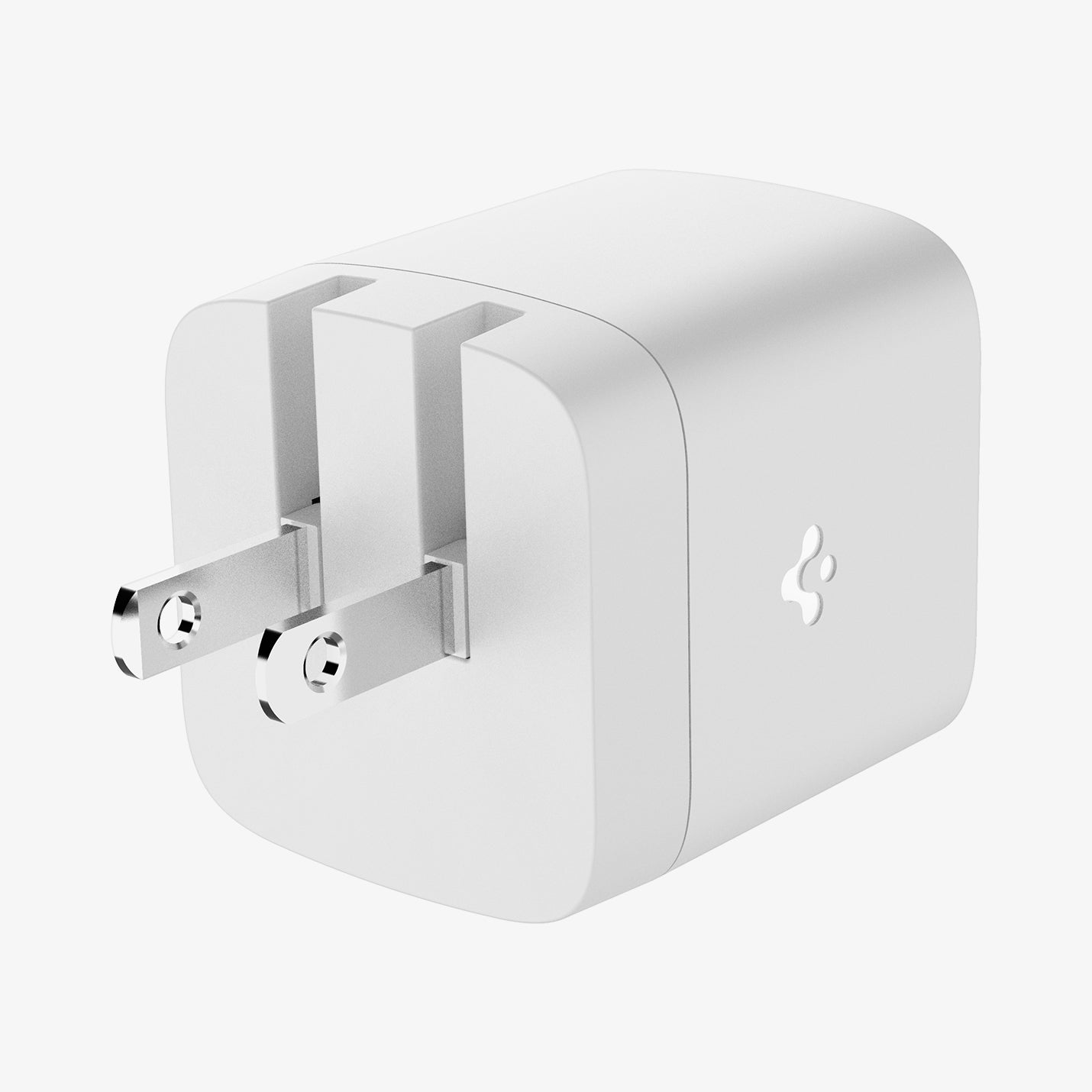 ACH05152 - ArcStation™ Pro GaN 452 Dual USB-C Wall Charger PE2203 in White showing the bottom and partial sides of a charger