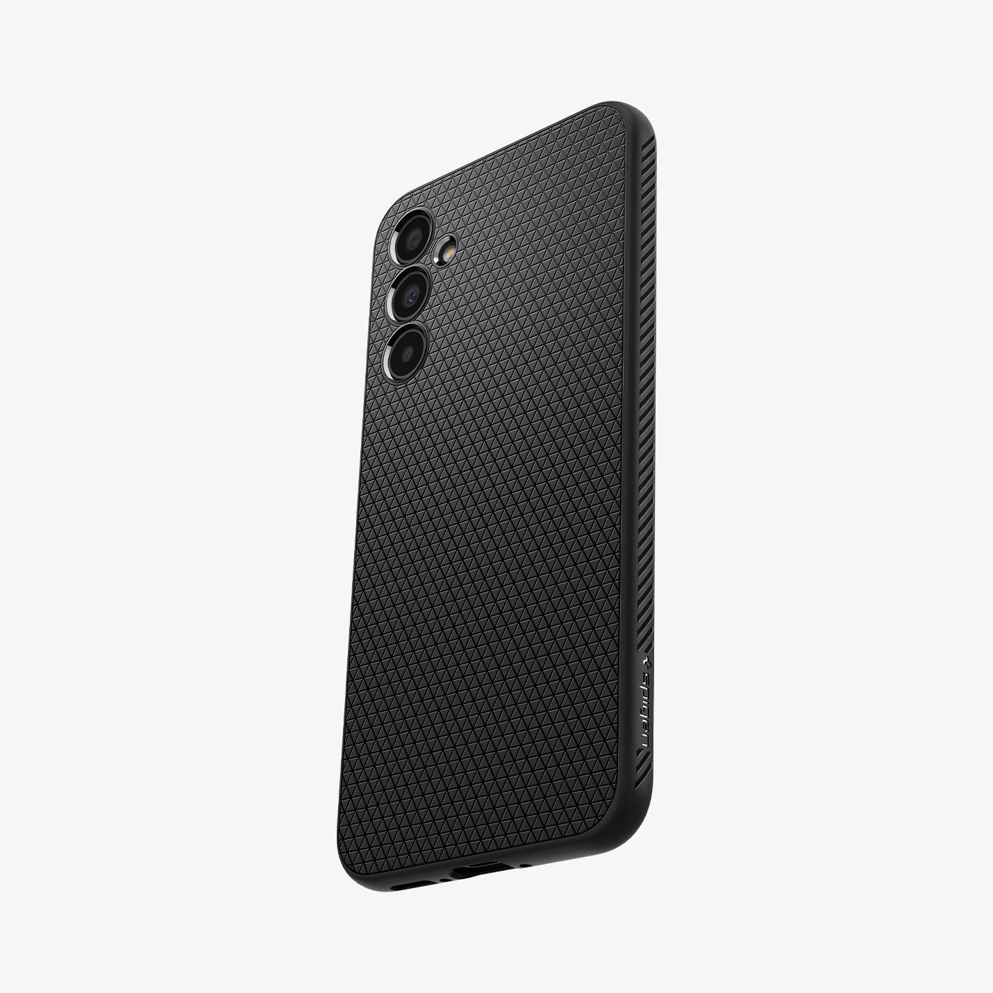 ACS05905 - Galaxy A34 5G Case Liquid Air in Matte Black showing the back and partial side