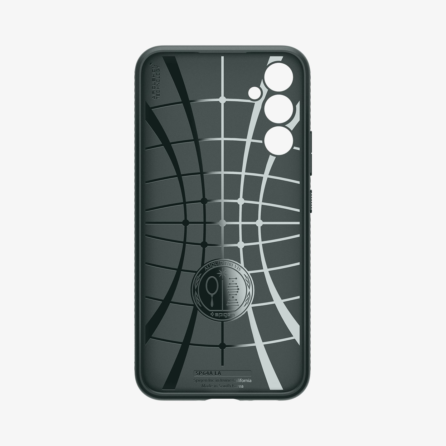 ACS06105 - Galaxy A34 5G Liquid Air in Abyss Green showing the inner case with spider web pattern