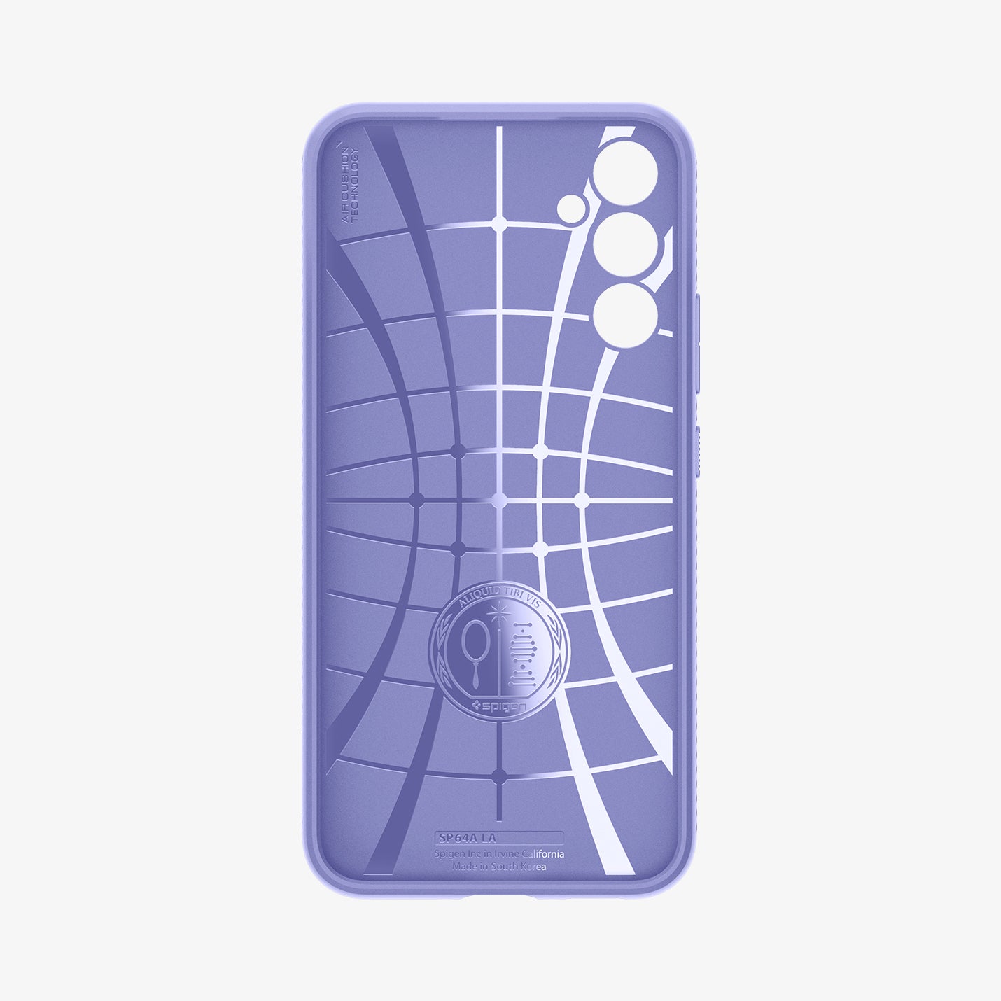 ACS06104 - Galaxy A34 5G Case Liquid Air in Awesome Violet showing the inner case with spider web pattern