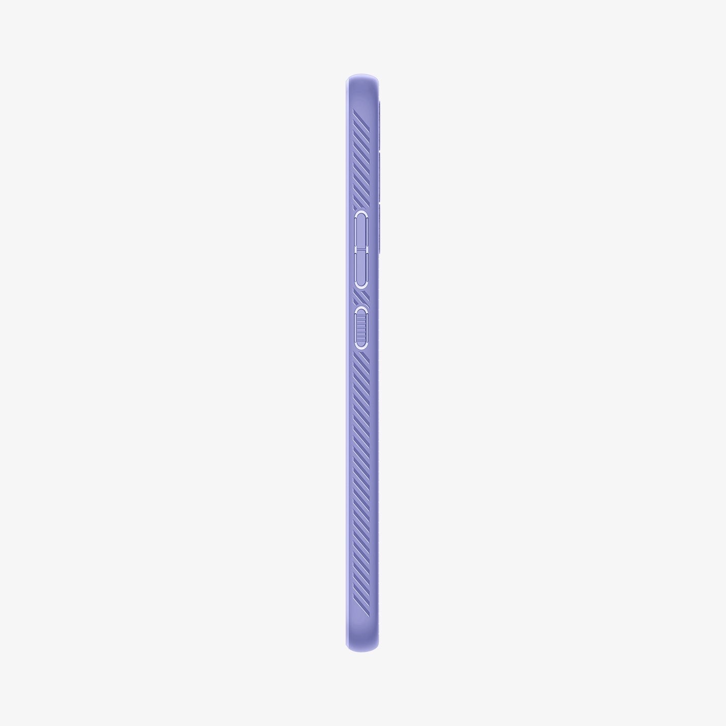 ACS06104 - Galaxy A34 5G Case Liquid Air in Awesome Violet showing the side with side buttons