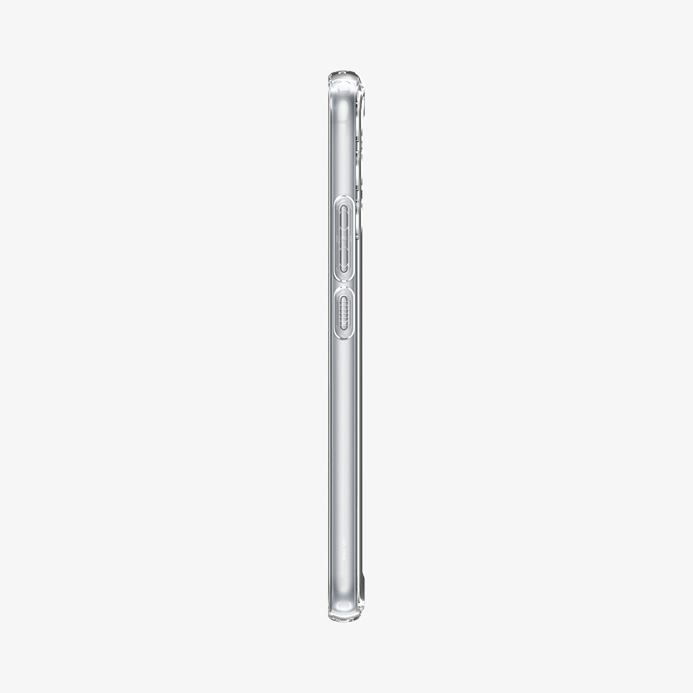 ACS05904 - Galaxy A34 5G Case Ultra Hybrid in Crystal Clear showing the side with side buttons