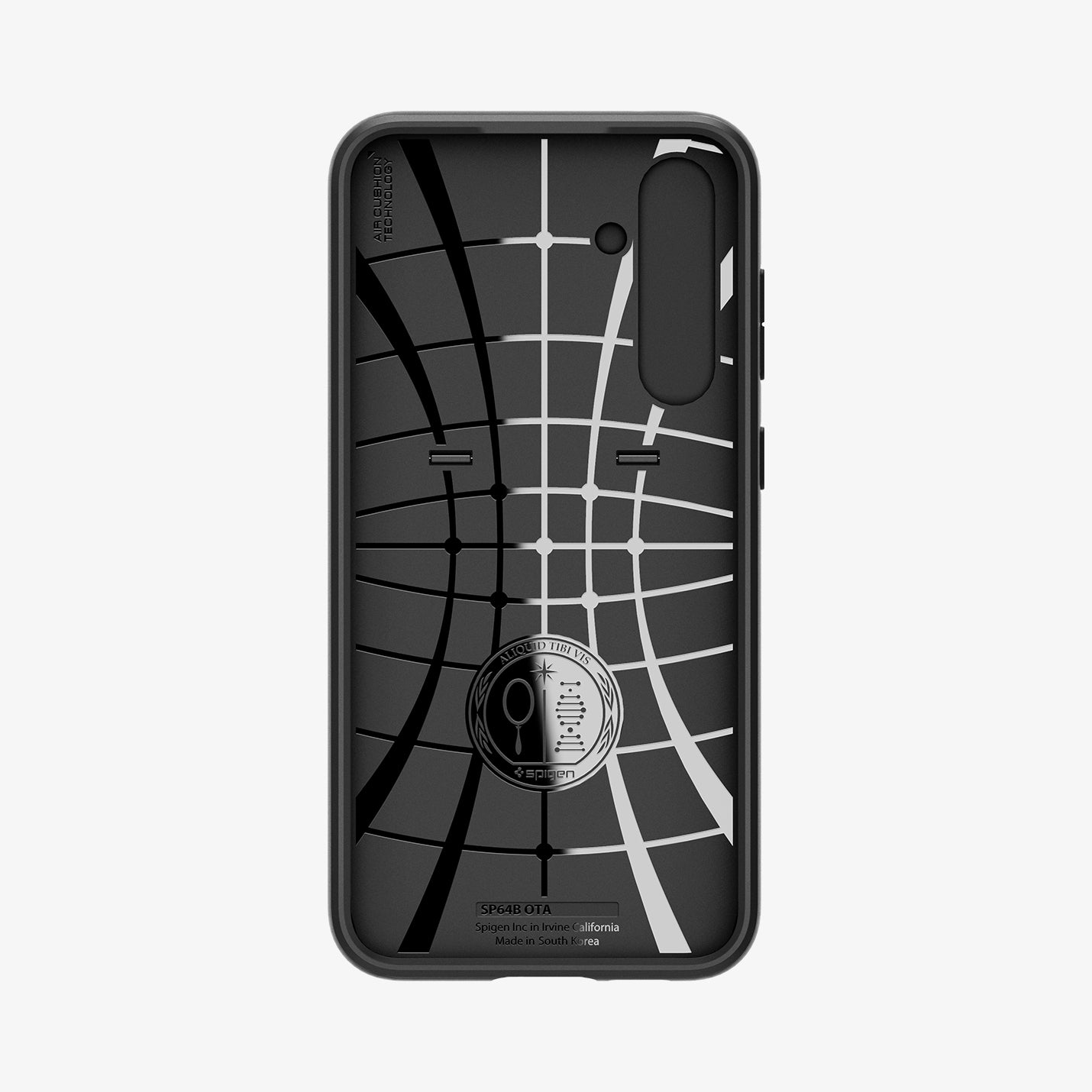 ACS06380 - Galaxy S23 FE Case Optik Armor in black showing the inside of case