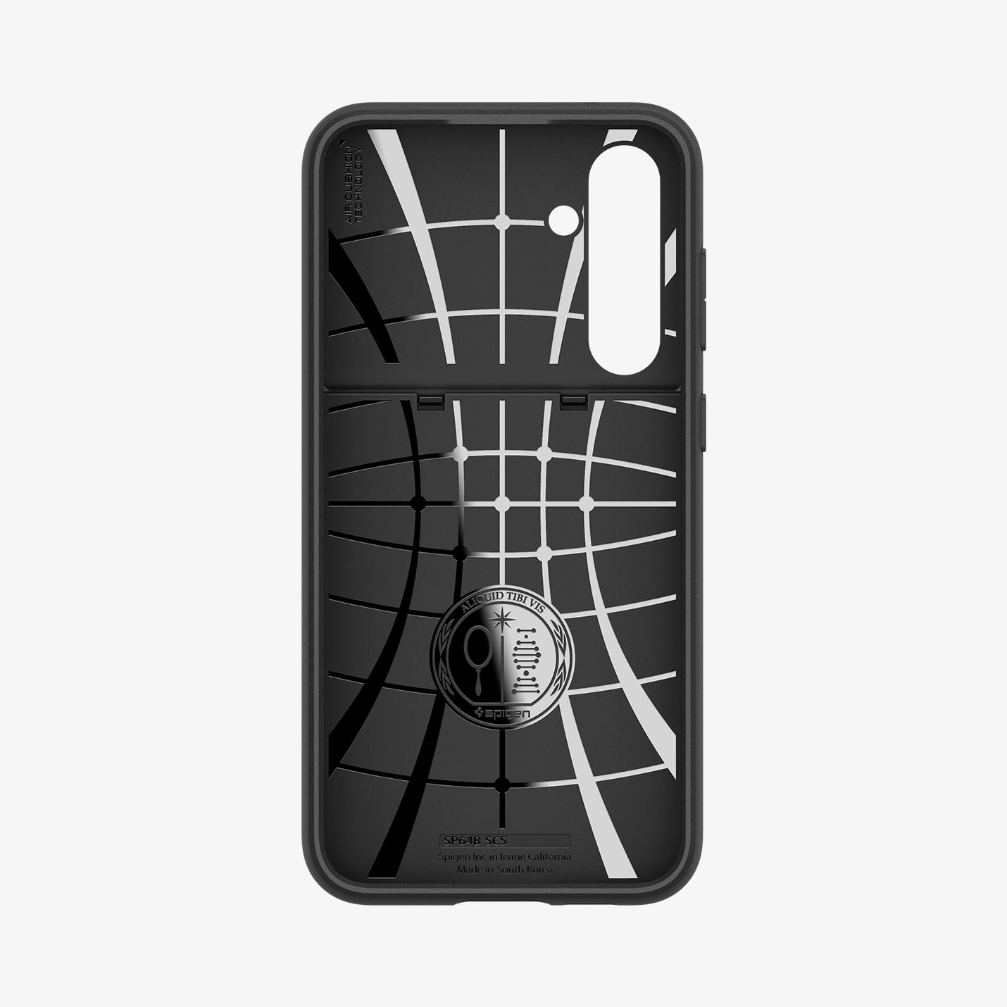 ACS06377 - Galaxy S23 FE Case Slim Armor CS in black showing the inside of case