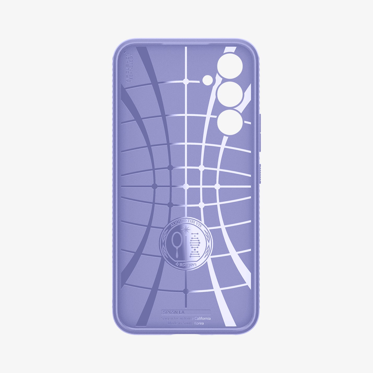 ACS06100 - Galaxy A54 5G Case Liquid Air in Awesome Violet showing the inner case with spider web pattern