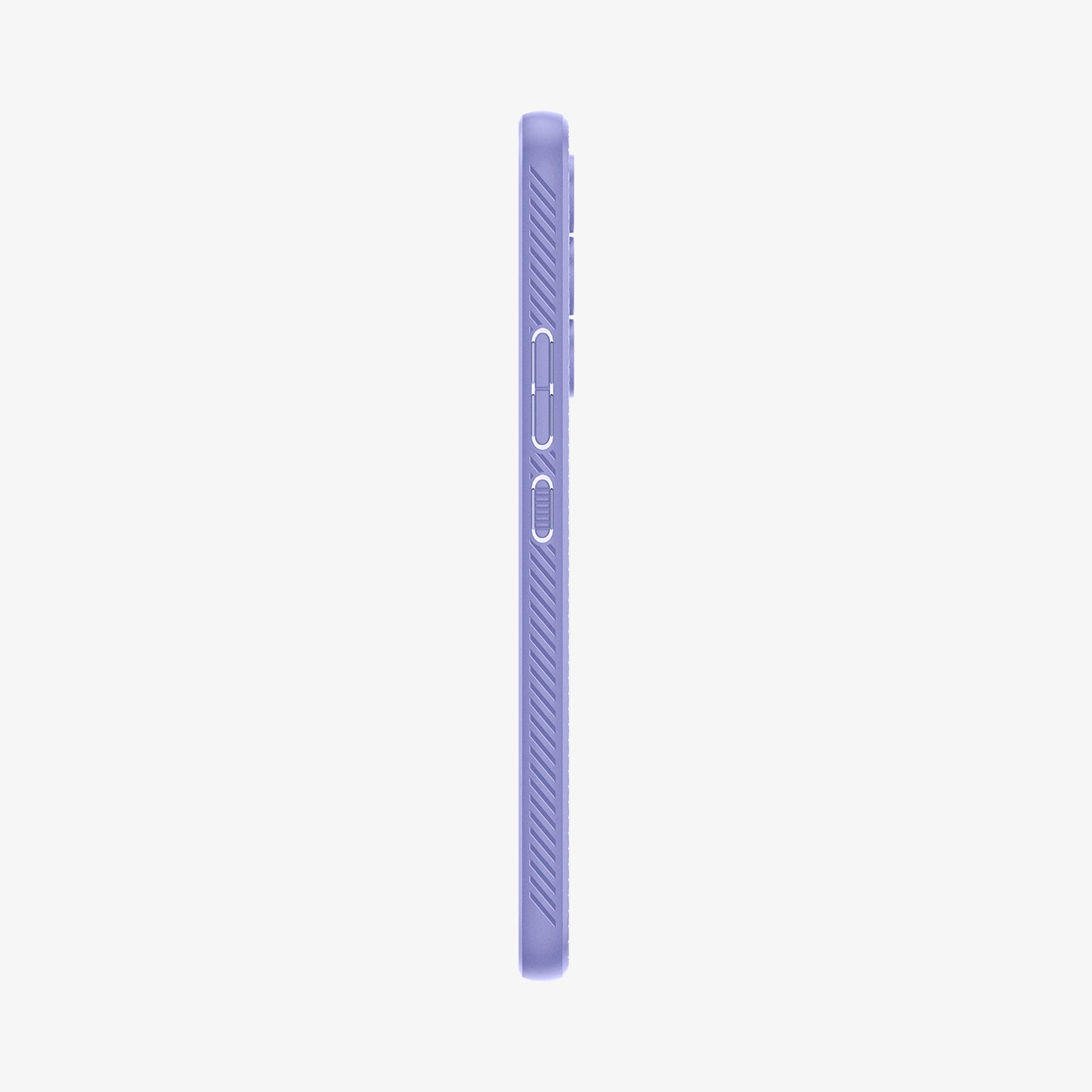 ACS06100 - Galaxy A54 5G Case Liquid Air in Awesome Violet showing the side with side buttons