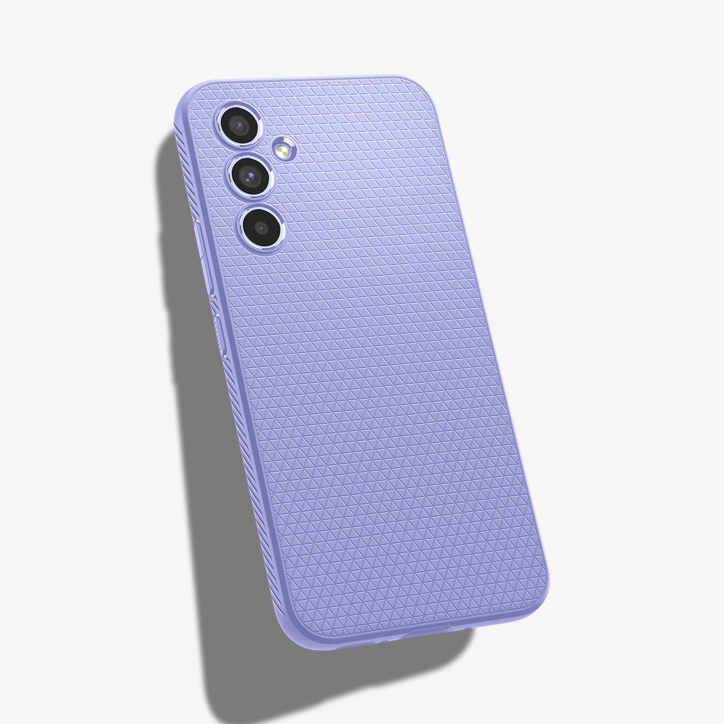 ACS06100 - Galaxy A54 5G Case Liquid Air in Awesome Violet showing the back and partial side slightly tilting