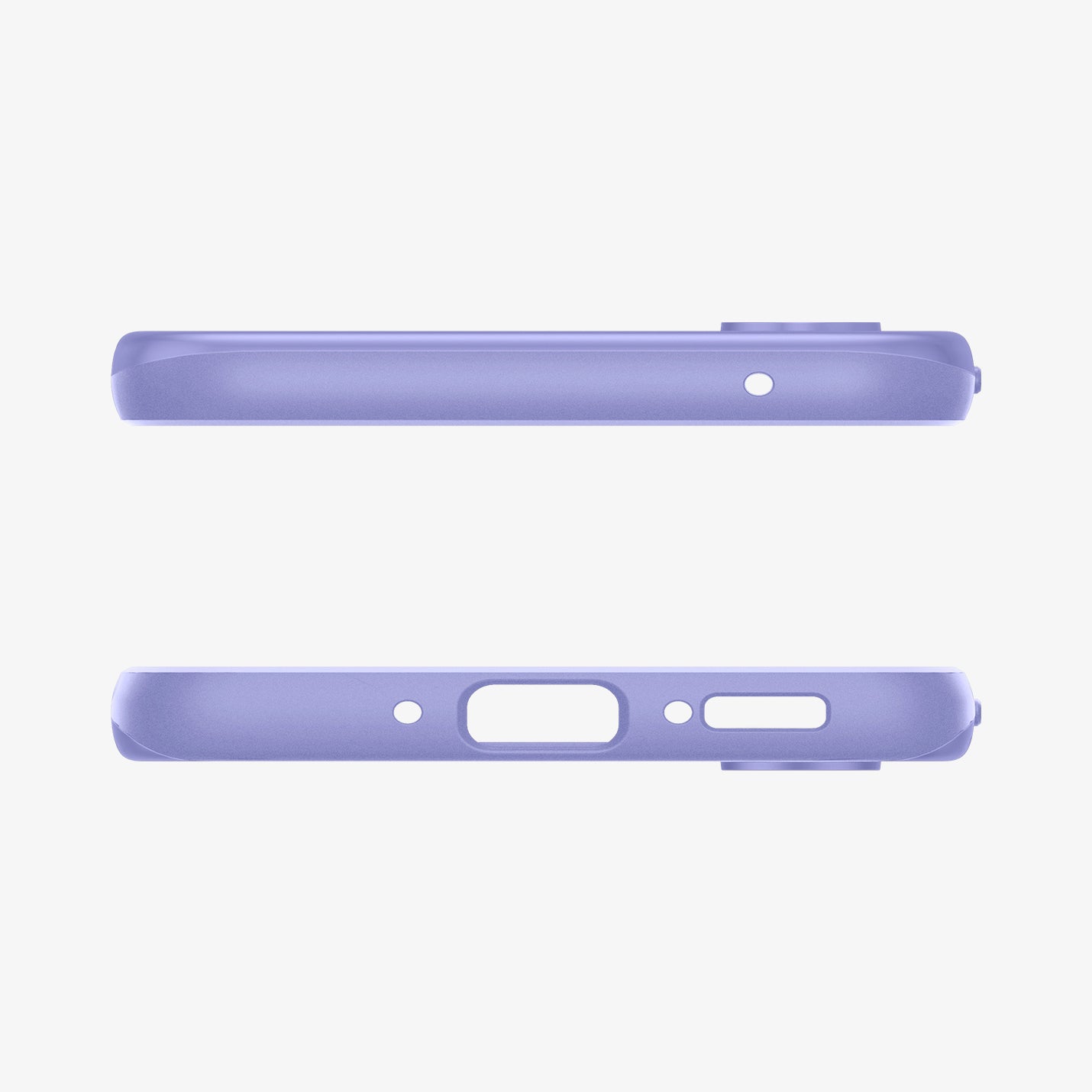 ACS06097 - Galaxy A54 5G Case Thin Fit in Awesome Violet showing the top and bottom