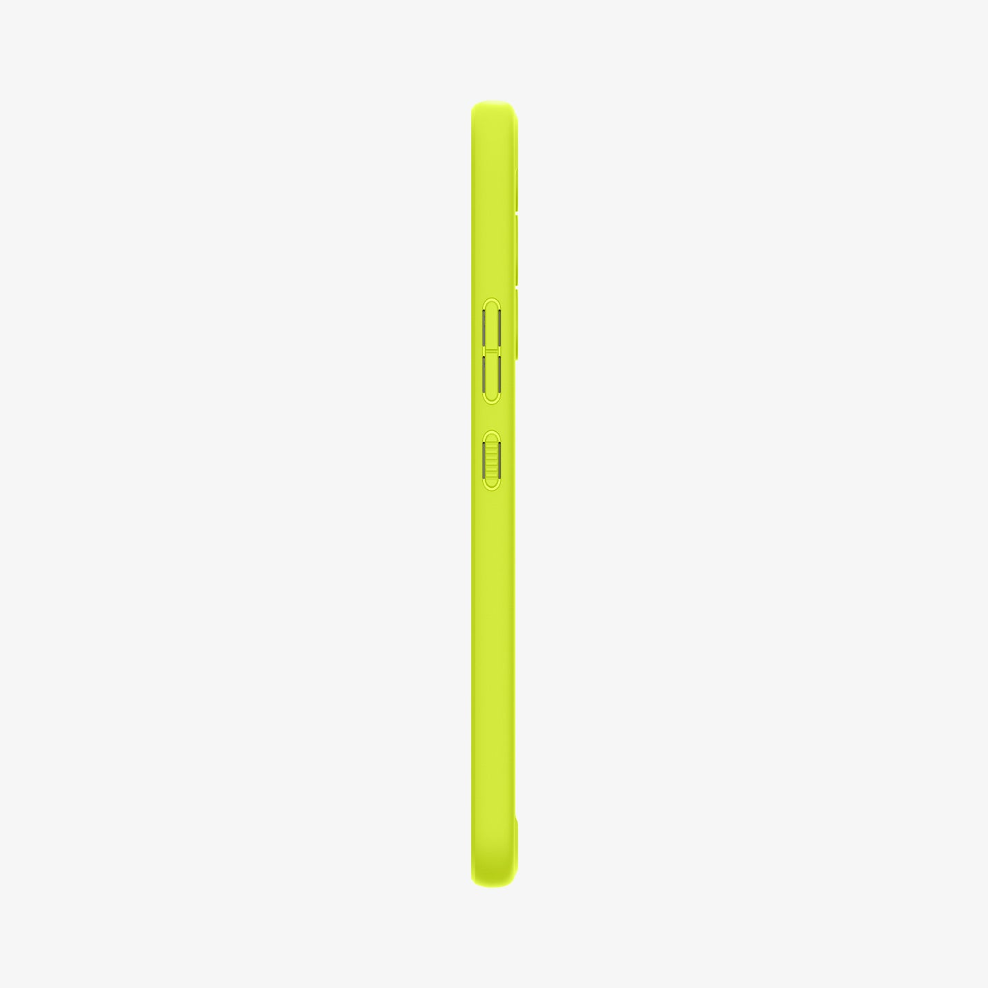 ACS06099 - Galaxy A54 5G Case Ultra Hybrid in Lime showing the side with side buttons