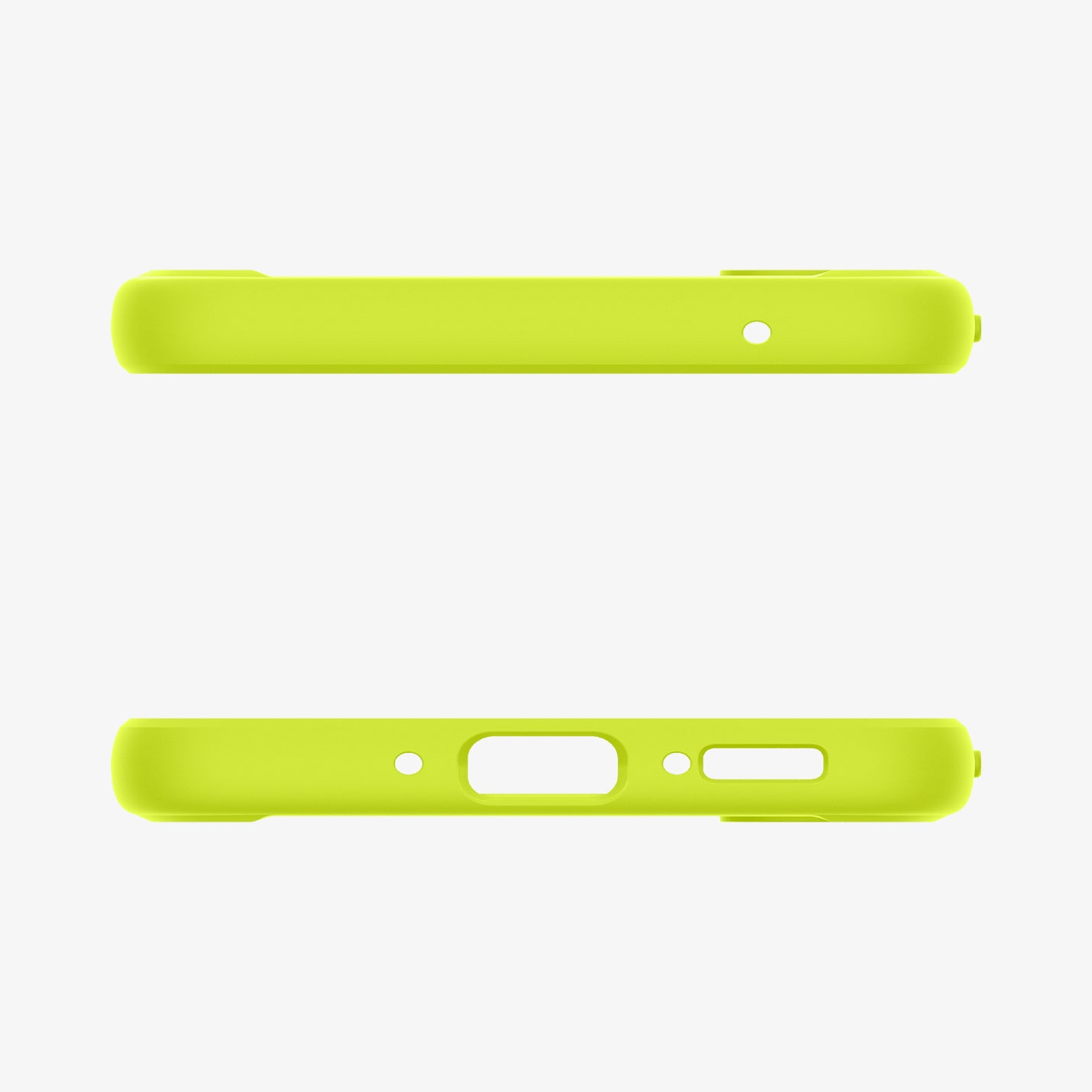 ACS06099 - Galaxy A54 5G Case Ultra Hybrid in Lime showing the top and bottom