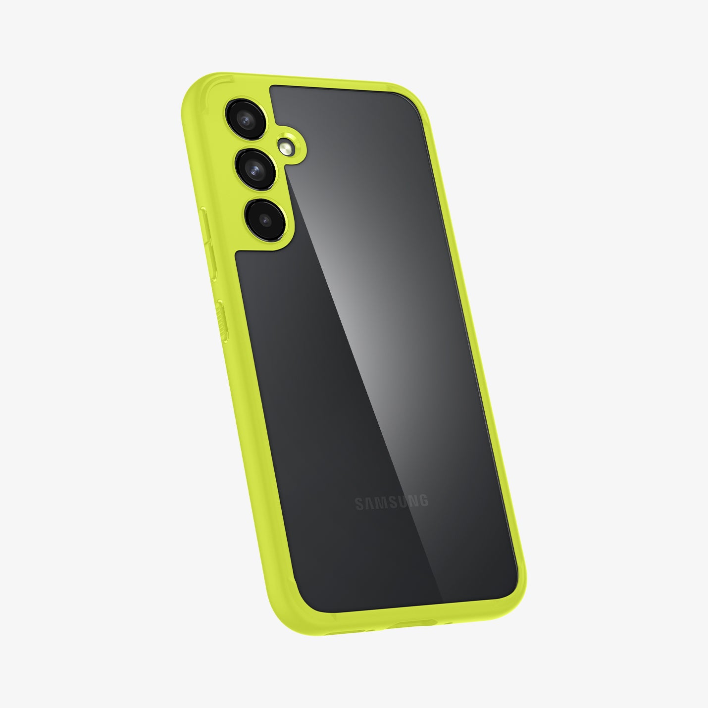 ACS06099 - Galaxy A54 5G Case Ultra Hybrid in Lime showing the back and partial side slightly titled