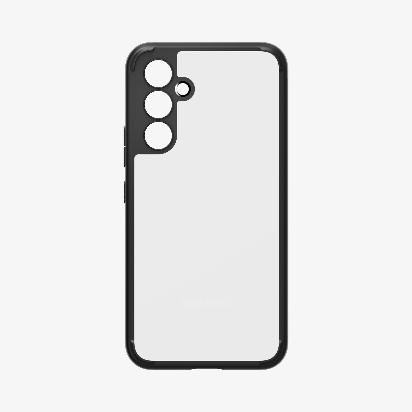 ACS05887 - Galaxy A54 5G Case Ultra Hybrid in Matte Black showing the inner of a dark colored frame case