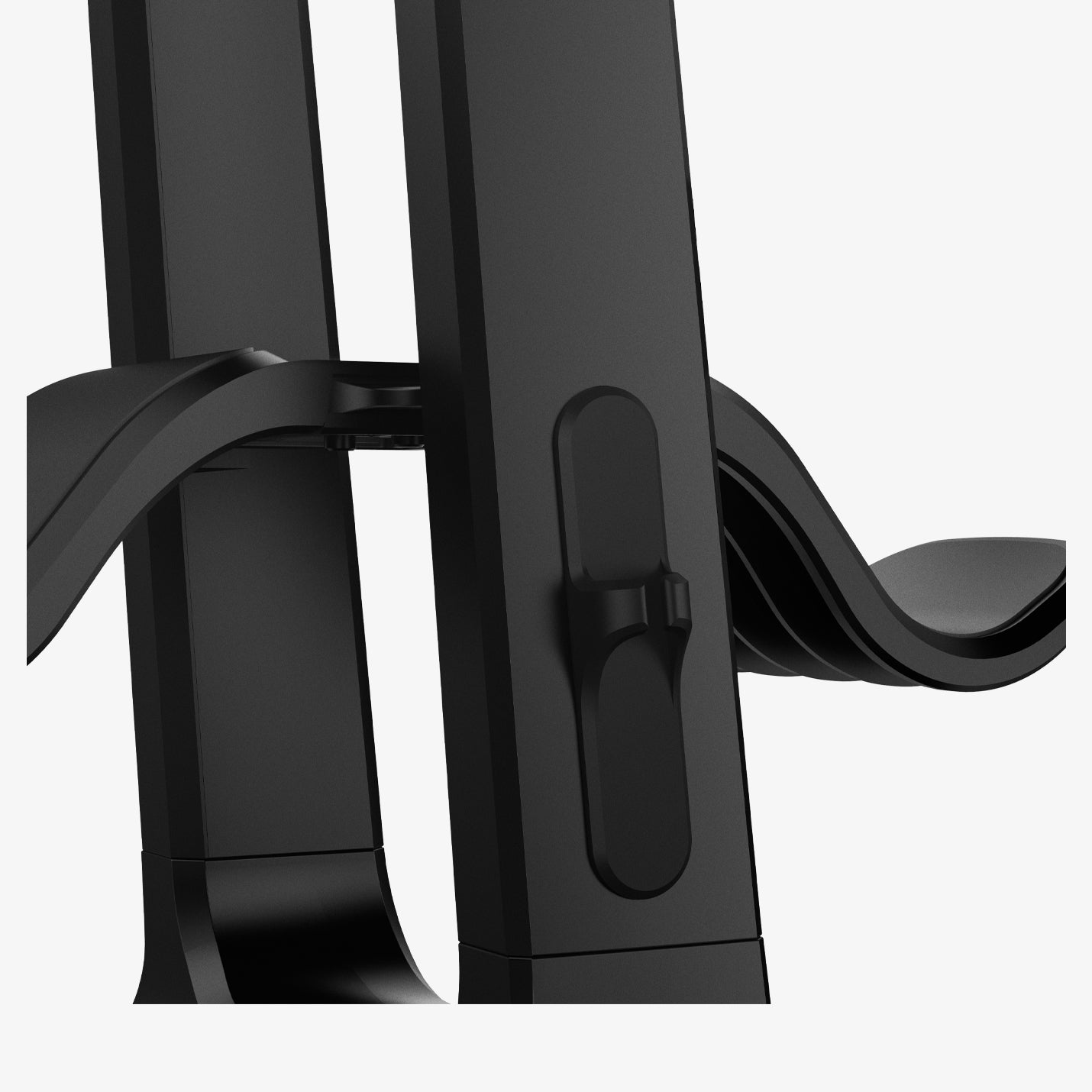 AMP07412 - PlayStation 5 | Controllers & Headphone Stand VG400 in Black showing the sides with usb cable holder