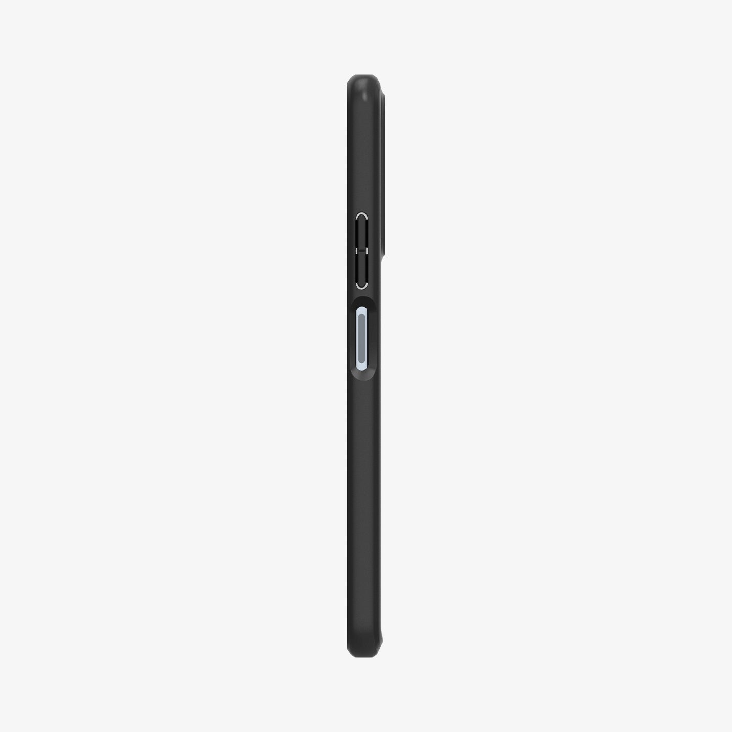 ACS02845 - Xiaomi Redmi Note 10 Pro Ultra Hybrid Case in Matte Black showing the side