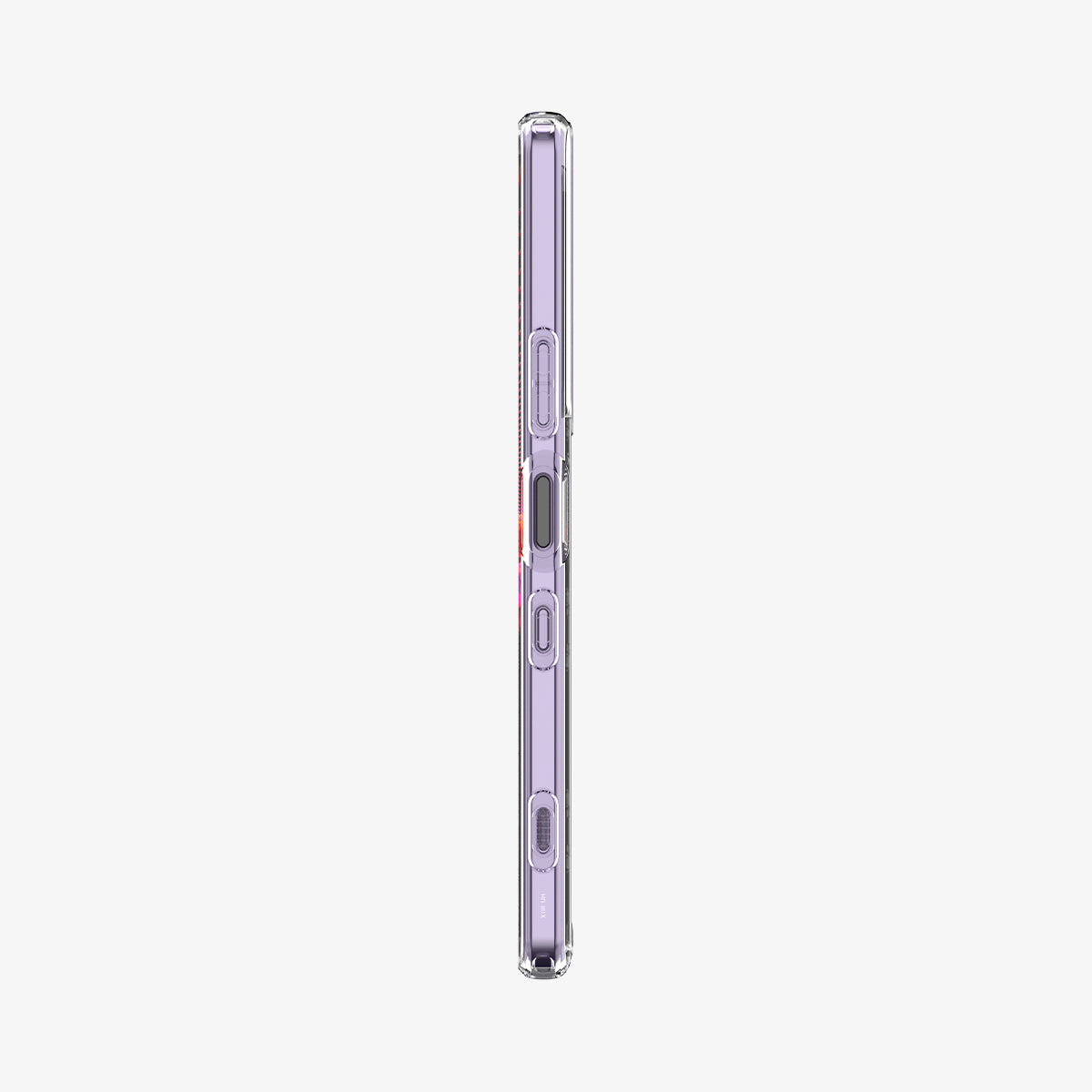 ACS03131 - Sony Xperia 1 III Case Ultra Hybrid in crystal clear showing the side