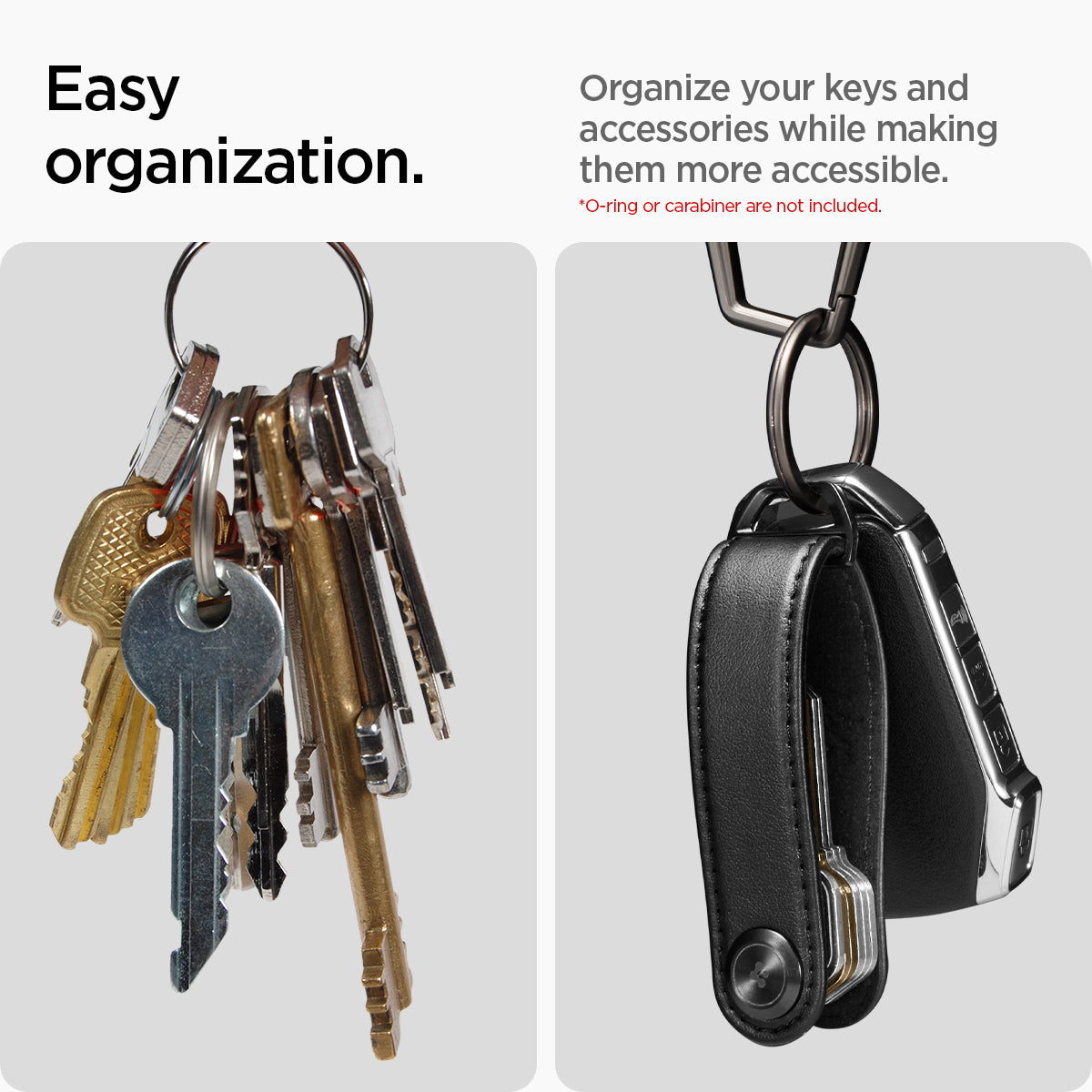 AHP03647 - Valentinus Key Holder in black showing the easy organization, organize your keys and  accessories while making them more accessible