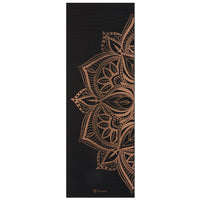 Premium Reversible Marbled Bronze Medallion Yoga Mat (6mm)