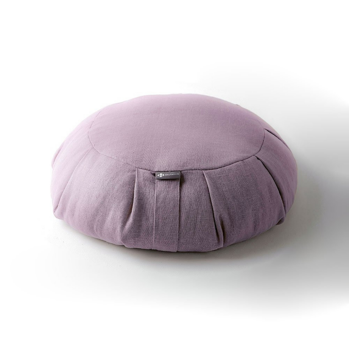 Halfmoon Round Meditation Cushion fig linen